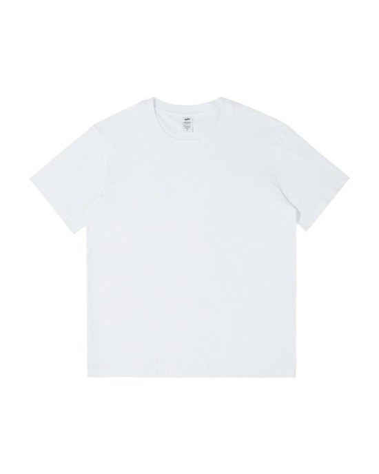 Heavyweight 230g Cotton T-Shirt Men's Summer Short Sleeve Tee, Relaxed Fit Plain Casual Streetwear