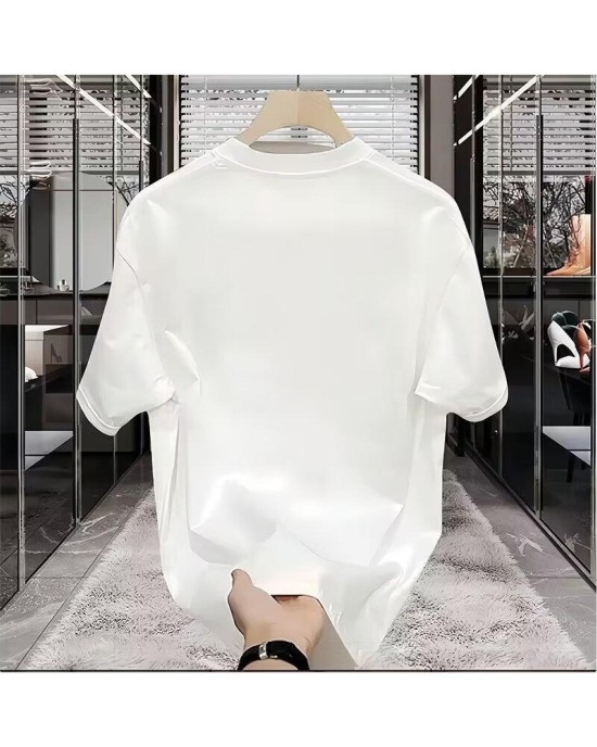 Men's Graphic Print T-Shirt Summer Fashion Casual Tee Streetwear Short Sleeve