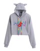 TikTok Inspired Letter Print Hoodie Women's Loose Fit Casual Streetwear