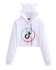 TikTok Inspired Letter Print Hoodie Women's Loose Fit Casual Streetwear