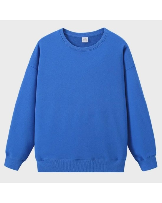 Unisex Crewneck Sweatshirt 350GSM Heavyweight Fleece Oversized Plain