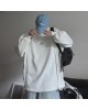 Unisex Couple Hoodie Vintage Streetwear Oversized Casual