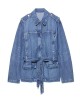Autumn Women's Long Denim Jacket Casual Oversized Coat Streetwear